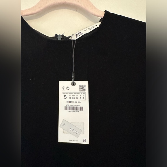 NWT Zara Velvet Dress - Picture 9 of 10